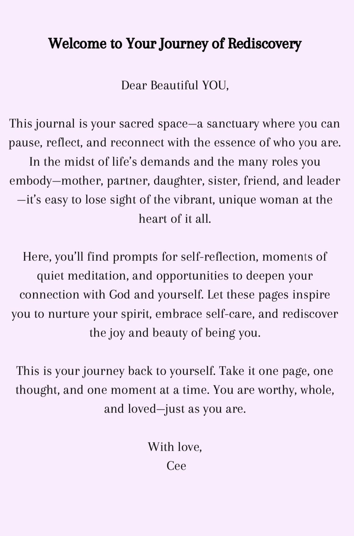 Rediscovering YOU - Ebook